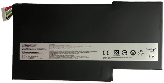 Main image of Aowe Replacement Laptop Battery 11.4V 64.98Wh 5700mAh BTY-M6J for MSI GS63 GS63VR GS73 GS73VR 6RF-001US