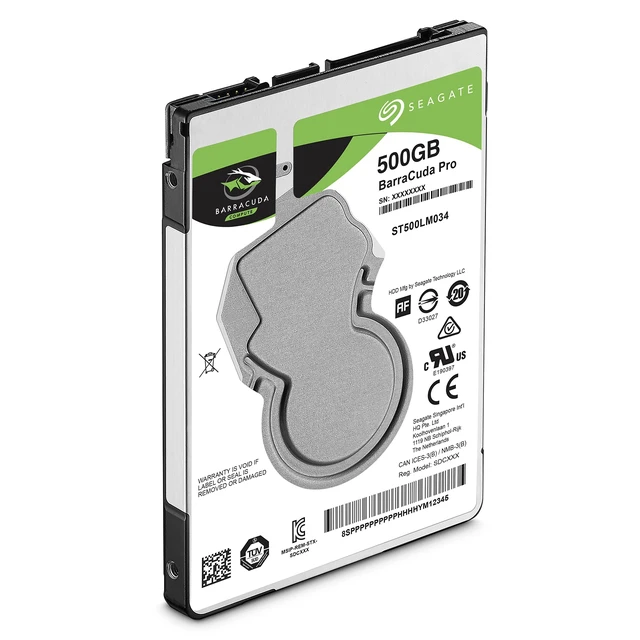 Alt view image 4 of 4 - Seagate BarraCuda Pro 500GB Internal Hard Drive Performance HDD 2.5 Inch SATA 6Gb/s 7200 RPM 128MB Cache for Computer Desktop PC Laptop, Data Recovery Frustration Free Packaging (ST500LM034)
