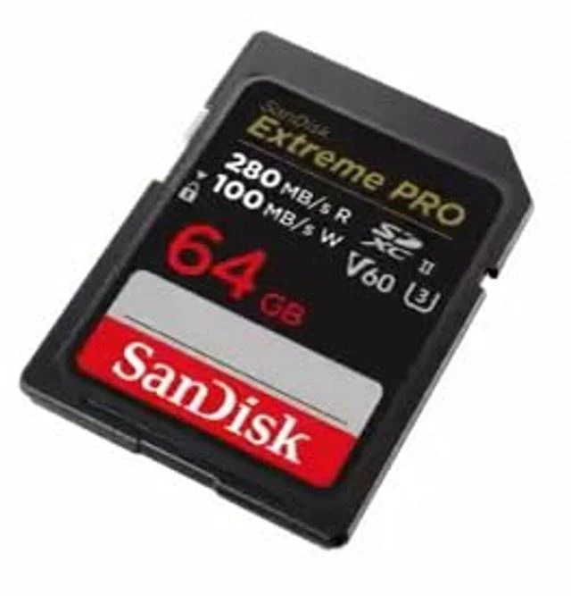 Alt view image 3 of 4 - SanDisk 64GB Extreme Pro UHS-II SD Card Works with Canon Mirrorless Cameras