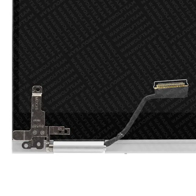 Alt view image 3 of 5 - WARWOLFTEAM Compatible with Dell Inspiron 7506 2-in-1 P97F P97F003 P97F005 CRY26 RYKP9 6VDKX LCD LED Screen Digitizer Replacement Whole Hinge-up Assembly 15.6in FHD(Silver)
