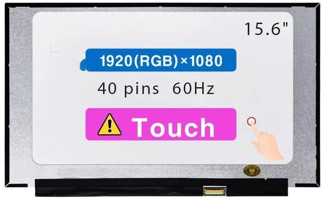 Main image of 15.6" Screen Replacement for Lenovo Ideapad Slim 3-15IRH8 3-15IRU8 3-15IAH8 3-15ABR8 82XM 83ER 83EM 82X7 FRU 5D11C74688 5D10W46422 5D11C74688 FHD 1920x1080 40 pin LCD Touch Display Panel
