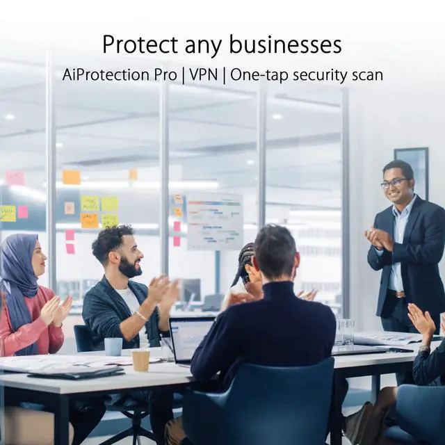 Alt view image 5 of 5 - ASUS ExpertWiFi EBM68 AX7800 Tri-Band Business Mesh WiFi 6 System (1 Pack) - Custom Guest Portal & SDN, Easy Setup & Remote Management, Free Commercial-Grade Network Security & VPN, VLAN, Backup WA