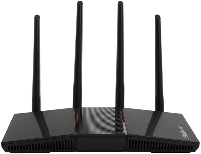 Alt view image 2 of 5 - ASUS RT-AX55 (AX1800) Dual Band WiFi 6 Extendable Router, Subscription-Free Network Security, Instant Guard, Parental Controls, Built-in VPN, AiMesh Compatible, Gaming & Streaming, Smart Home