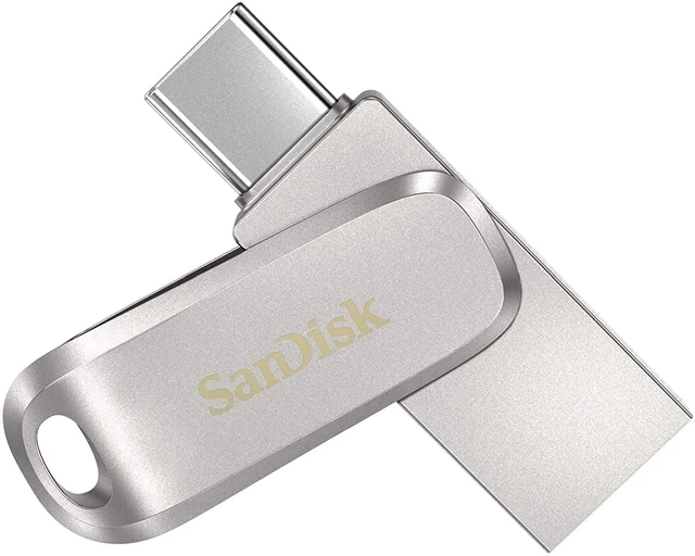 Alt view image 3 of 5 - SanDisk 64GB Flash Drive Ultra Dual Drive Luxe (Bulk 5 Pack) USB Type-C for Smartphones, Tablets, and Computers - High Speed USB 3.1 (SDDDC4-064G-G46) Bundle with (2) Everything But Stromboli Lanyards