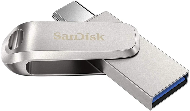 Alt view image 4 of 5 - SanDisk 64GB Flash Drive Ultra Dual Drive Luxe (Bulk 5 Pack) USB Type-C for Smartphones, Tablets, and Computers - High Speed USB 3.1 (SDDDC4-064G-G46) Bundle with (2) Everything But Stromboli Lanyards
