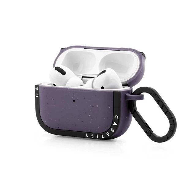 Alt view image 3 of 4 - CASETiFY Bounce Case for AirPods Pro 1/2 - Matte Deep Purple