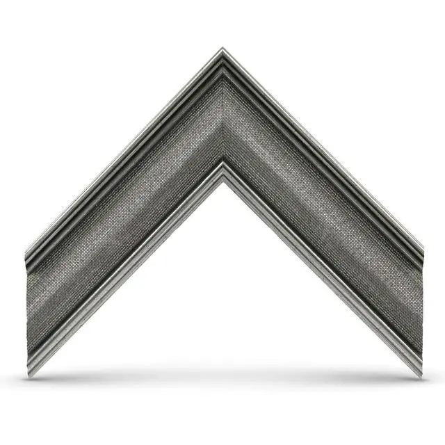 Alt view image 3 of 5 - Industrial Iron 75" Slim Deco TV Frame - Compatible ONLY with Samsung The Frame TV and Pro TVs (Fits 2021-2026, LS03A, LS03B,LS03C,LS03D,LS03FA,LS03FW)