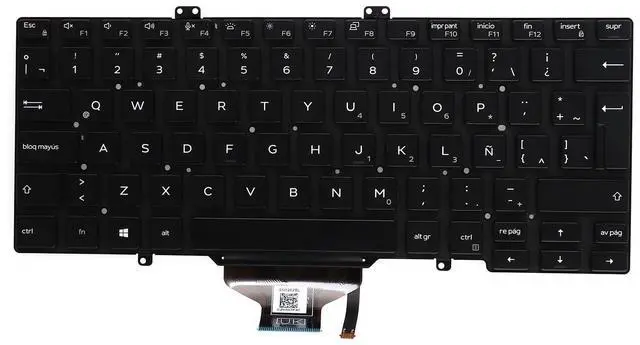 Main image of LeFix Laptop Keyboard,Latin Spanish,Backlit Keyboard,No Pointer,Compatible with DELL Latitude 5400 5401 5410 5411 7400(NOT for 7400 2-in-1) 7410 Notebook PCSingle Pointing