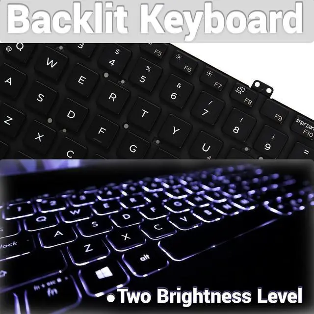 Alt view image 4 of 5 - LeFix Laptop Keyboard,Latin Spanish,Backlit Keyboard,No Pointer,Compatible with DELL Latitude 5400 5401 5410 5411 7400(NOT for 7400 2-in-1) 7410 Notebook PCSingle Pointing