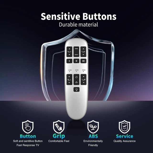 Alt view image 5 of 5 - Snrigw Remote for Zoma Sleep/Amerisleep/Denver Mattress Bed JLDK 28.09.07