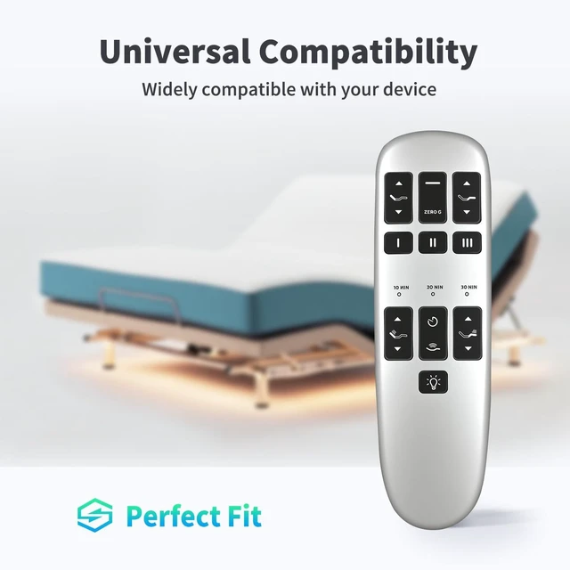 Alt view image 4 of 5 - Snrigw Remote for Zoma Sleep/Amerisleep/Denver Mattress Bed JLDK 28.09.07