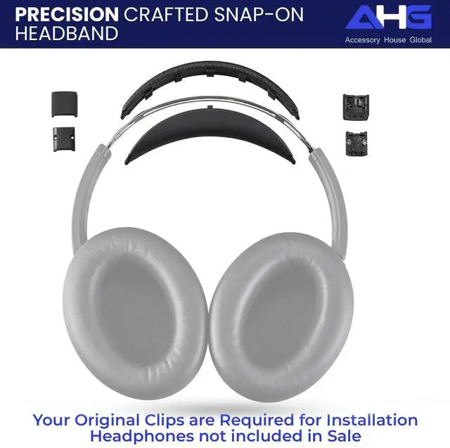 Alt view image 5 of 5 - AHG Accessory House Global Replacement AE2 / Soundtrue Ear Pads and Headband pad Cushion kit. Compatible with Bose SoundLink AE/SoundTrue AE/Around-Ear 2 and Around-Ear 2 Wireless Headphones