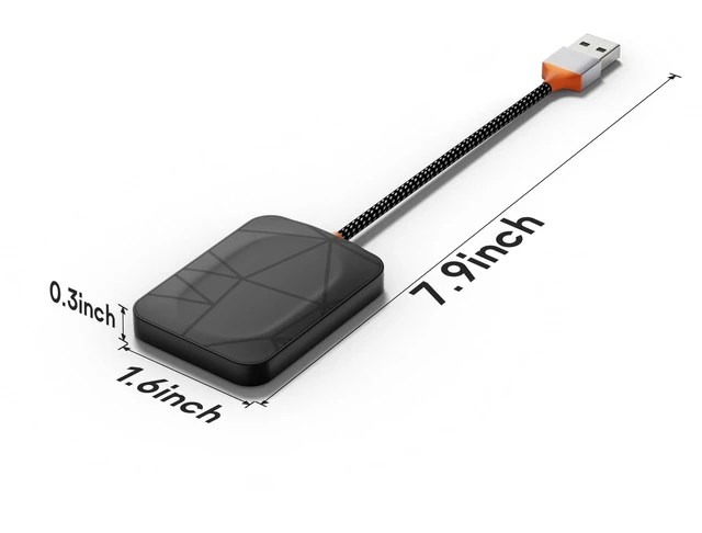 Alt view image 2 of 5 - Wireless Adapter,USB Dongle Converts Compatible with CarPlay&Android Auto