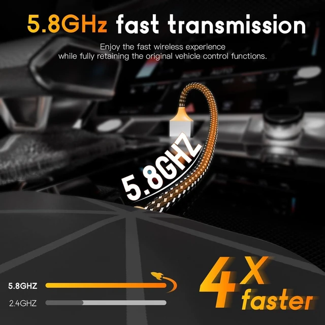 Alt view image 3 of 5 - Wireless Adapter,USB Dongle Converts Compatible with CarPlay&Android Auto
