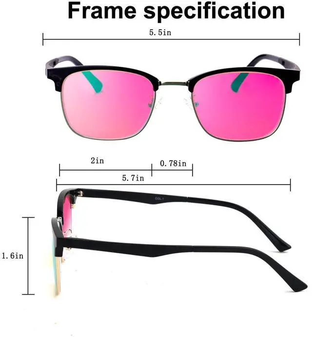 Alt view image 3 of 5 - Teenkorvov Color Blind Glasses for Red/Green Color Blindness
