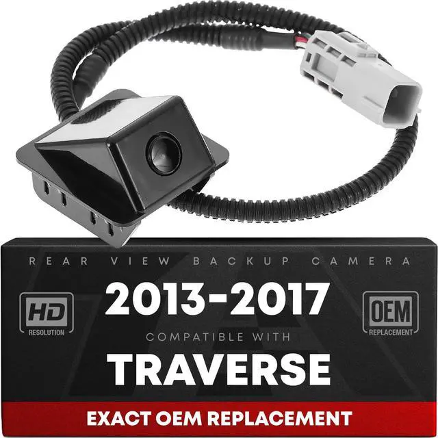 Main image of Rear View Backup Camera, Reverse Park Assist - Compatible with 2013-2017 Chevrolet Traverse - OEM 23135306