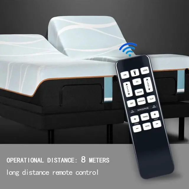 Alt view image 3 of 5 - RYQIF Replacement Remote Control fits iDealBed iEscape Adjustable Bed Base 4AW110 4AW112 4AW113-(Pairing Required)
