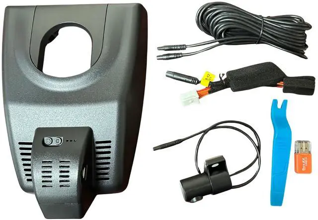 Alt view image 3 of 5 - (AIE) - Dash Camera/DVR - Vehicle Specific for Toyota - Hybrid RAV4 (2021-2025) / Includes Plug & Play Harness