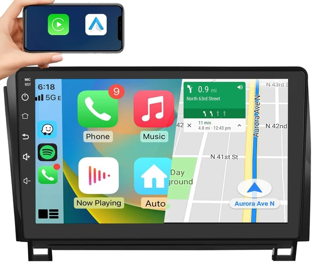 Main image of AWESAFE Car Stereo for Toyota Tundra 2007-2013 Toyota Sequoia 2008-2018
