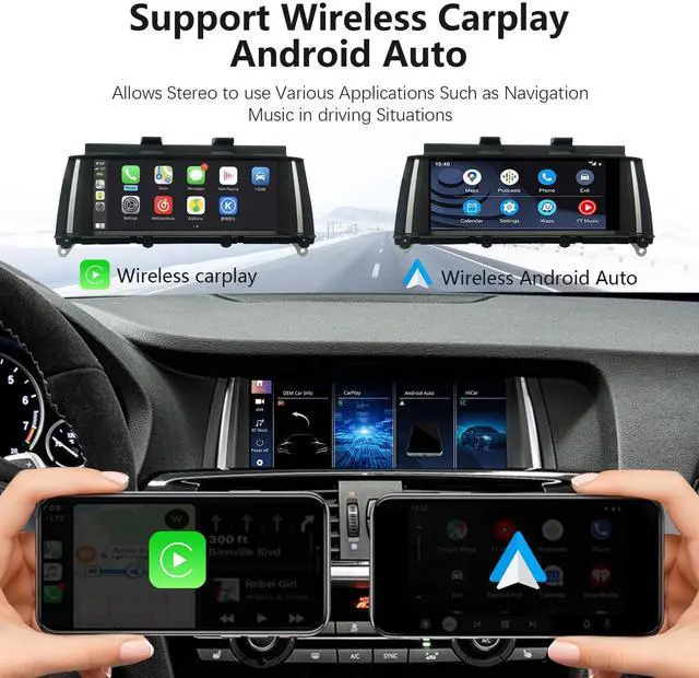 Alt view image 5 of 5 - 8.9inch 1920 * 720 Car Stereo for BMW X3 F25 CIC Carplay Android Auto Radio Touch Screen DSP Linux System 2011-2013 Bluetooth Linux System