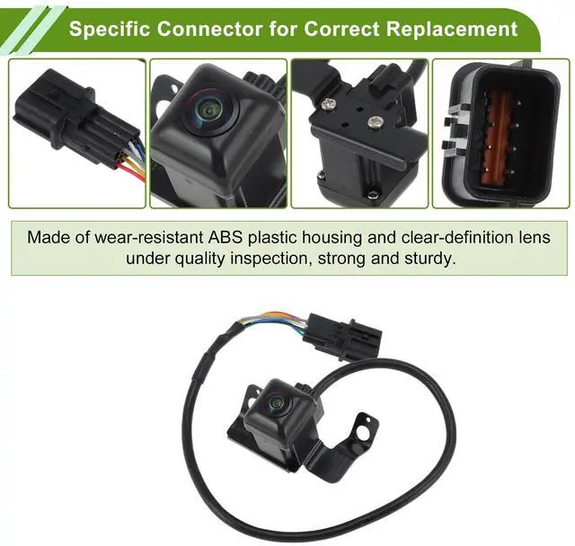 Alt view image 4 of 5 - HEROFFIX Car Park Assist Camera Rear View Backup Reverse Camera for Kia Sorento 2016 2017 2018 No.95760-C6500/95760C6500/590625
