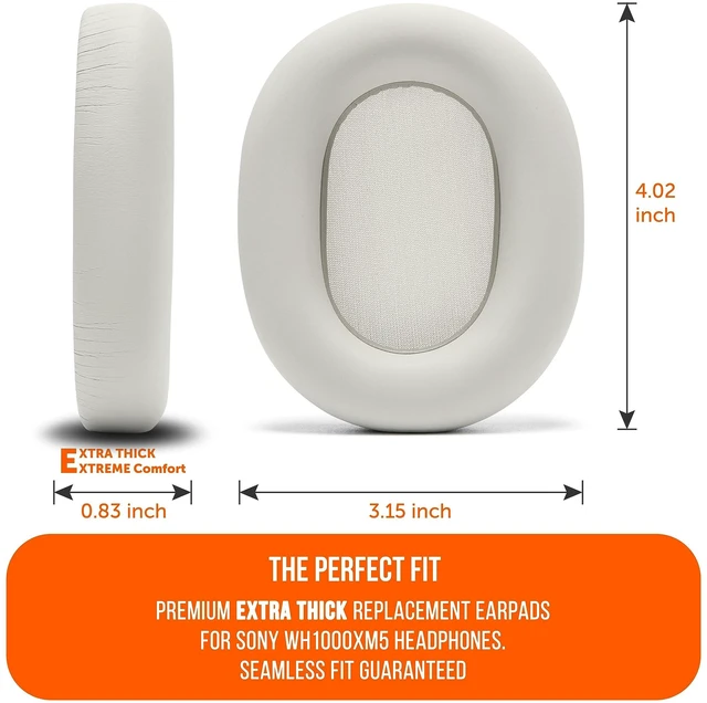 Alt view image 5 of 5 - WC PadZ XM5 - Premium Replacement Earpads Compatible with Sony WH-1000XM5