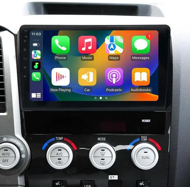 Main image of Radio for Toyota Tundra 2007-2013 Car Stereo 10 inch Android 14 Touch Screen Wireless Carplay&Android Auto 8 Core 4G RAM + 64G ROM Bluetooth WiFi GPS SWC FM Backup Camera Head Unit