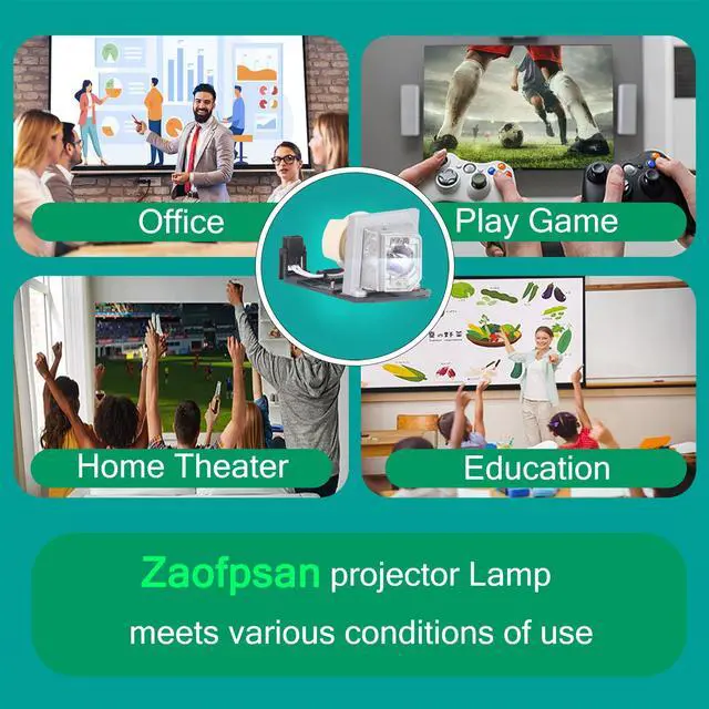 Alt view image 2 of 5 - Zaofpsan BL-FP230D / BL-FP230J / BL-FP230H / SP.8EG01GC01 Replacement Projector Lamp Bulb for Optoma HD230X HD23 HD20 HD180 DH1010 TX612-3D TW615-3D Bulb with Housing