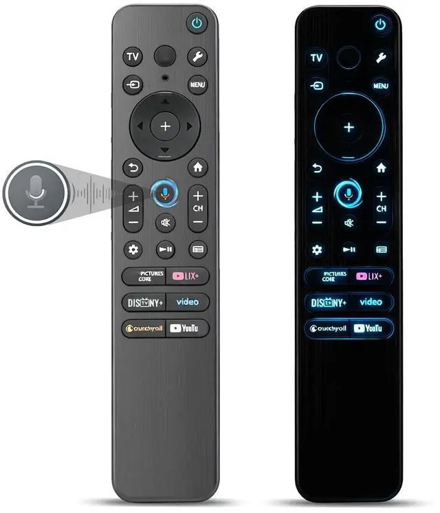 Main image of RMF-TX920U Voice Remote Control Compatible with Sony Bravia/Google TVs, Backlit Voice Remote for 2024/2025/2026 Fit with Bravia 7, 8, 9 OLED 4K Ultra HD, K55XR80, K65XR80, K77XR80, 5-Year Warranty