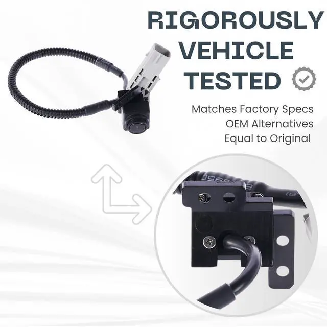 Alt view image 3 of 5 - Backup Camera Replaces for Cadillac 2013-2018 ATS Sedan ^^ 2015-2019 ATS Coupe ^^ 2016-2018 ATS-V Sedan ^^ 2016-2019 ATS-V Coupe OE Part # 23386282, 20976983