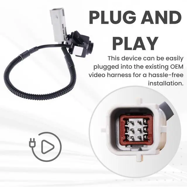 Alt view image 4 of 5 - Backup Camera Replaces for Cadillac 2013-2018 ATS Sedan ^^ 2015-2019 ATS Coupe ^^ 2016-2018 ATS-V Sedan ^^ 2016-2019 ATS-V Coupe OE Part # 23386282, 20976983