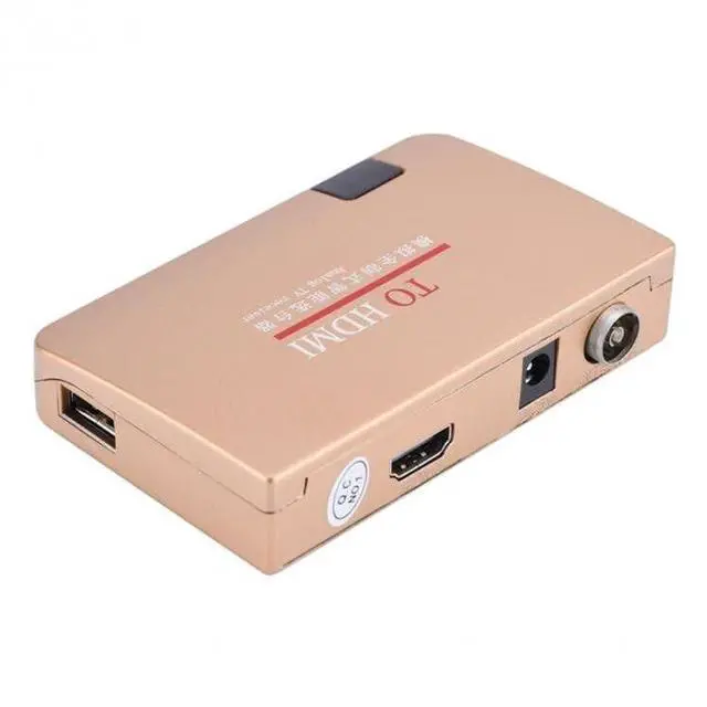 Alt view image 4 of 5 - SAIZHUO RF to HDMI Converter Adapter All-Standard Converter Analog TV Receiver Adapter with Remote Control for Projectors, Multimedia Teaching, Network Engineering(US)