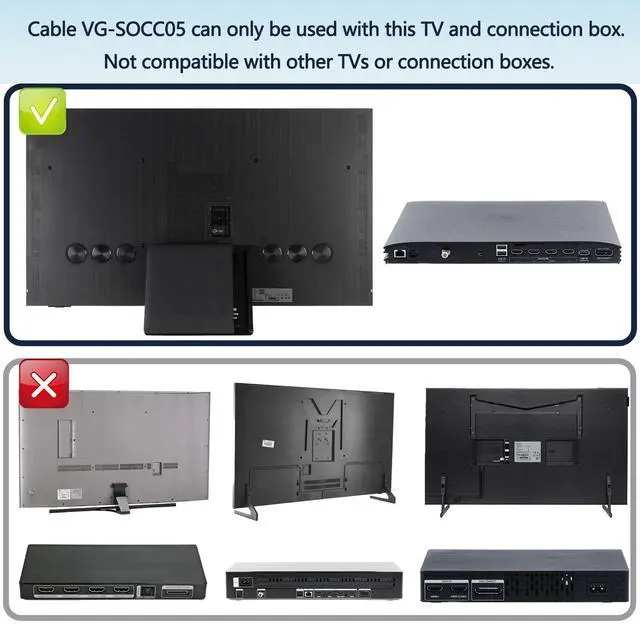 Alt view image 5 of 5 - S95D/ S95F One Connect Cable 5 m/16.4ft Compatible with Samsung OLED TV S95D S95F Series (2024 Model QN55S95DAF QN65S95DAF QN77S95DAF,2025 Model QN55S95FAF QN65S95FAF QN77S95FAF QN83S95FAE),VG-S