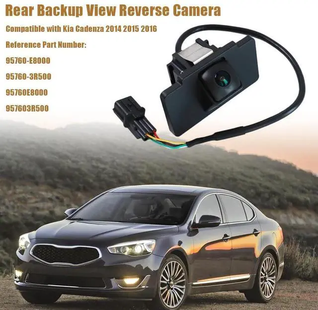 Alt view image 2 of 5 - LUOYIILEA Rear Backup Camera, Replacement for Kia Cadenza 2014 2015 2016, Park Assist Reverse Camera Replaces #95760-E8000 & 95760-3R500