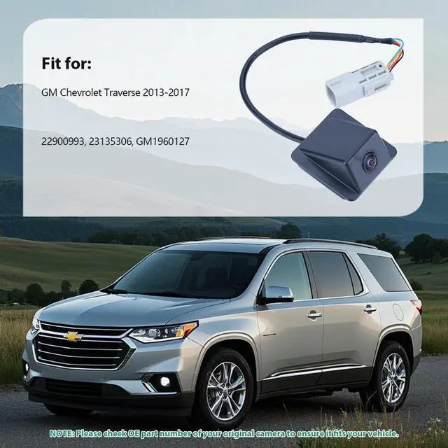 Alt view image 2 of 5 - 22900993 OE Park Assist Camera Replacement for GM Chevy Traverse 2013-2017, OE Rear Cam Replaces 23135306, GM1960127 by GreenYi