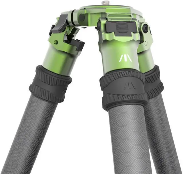 Alt view image 3 of 5 - FatBoy Tripods Elevate 2 Section Tripod - Carbon Fiber and Aluminum Tripod with Durable Frame, Lightweight, Stable Design, Bubble Level, Adjustable Legs, and Hands-Free Operation for Hunting, Shooting