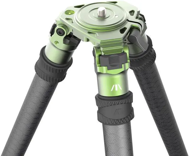 Alt view image 4 of 5 - FatBoy Tripods Elevate 2 Section Tripod - Carbon Fiber and Aluminum Tripod with Durable Frame, Lightweight, Stable Design, Bubble Level, Adjustable Legs, and Hands-Free Operation for Hunting, Shooting