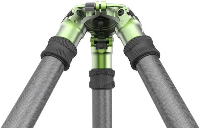 Alt view image 5 of 5 - FatBoy Tripods Elevate 2 Section Tripod - Carbon Fiber and Aluminum Tripod with Durable Frame, Lightweight, Stable Design, Bubble Level, Adjustable Legs, and Hands-Free Operation for Hunting, Shooting