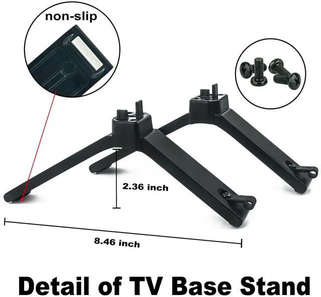 Alt view image 5 of 5 - AIDITIYMI Replacement Base Stand TV Legs Compatible with Toshiba TV 43C350LU 2085-L 2085-R