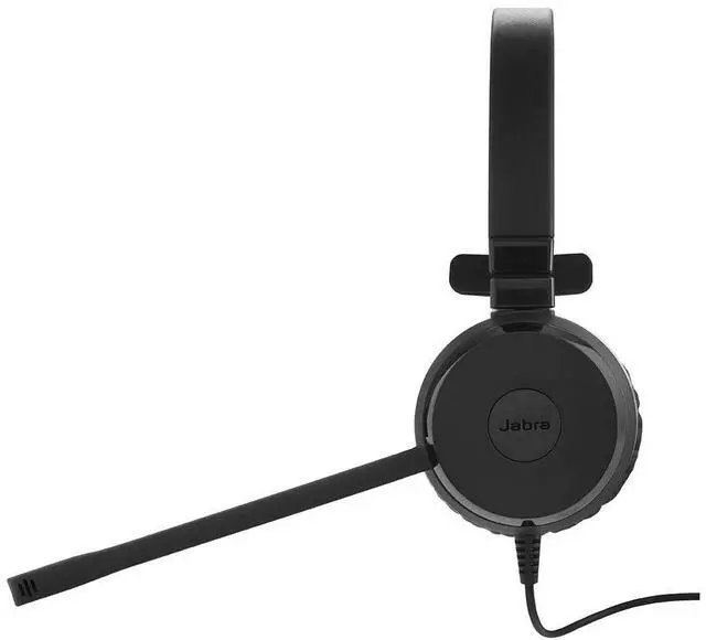 Alt view image 3 of 5 - Jabra Evolve 20 - USB-C, UC Mono Wired Headset Black