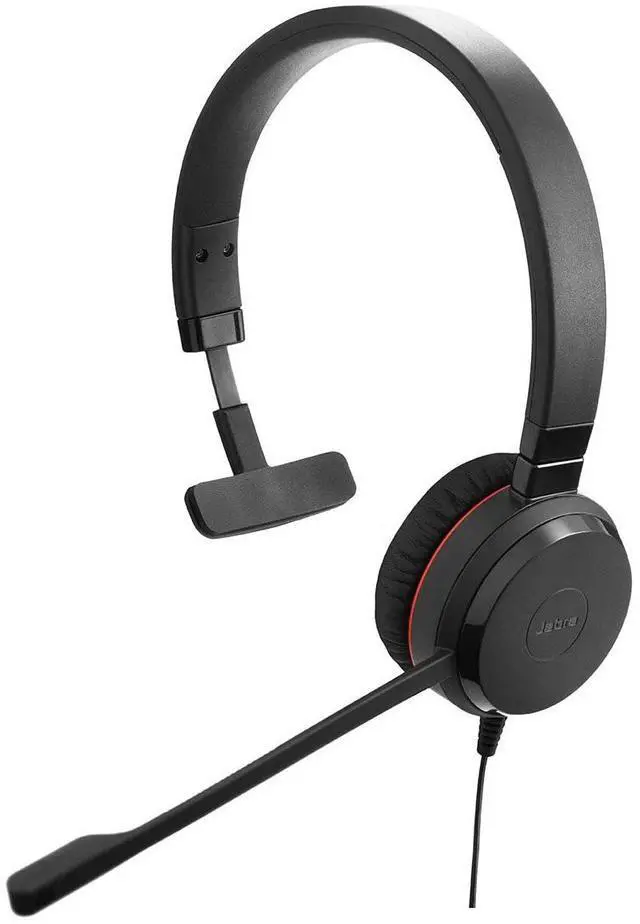 Alt view image 2 of 5 - Jabra Evolve 20 - USB-C, UC Mono Wired Headset Black