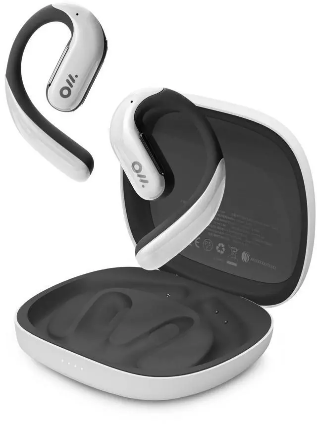 Main image of Oladance OWS Pro Open-Ear True Wireless Headphones, Noise Cancellation, Stable Bluetooth 5.3 Connection, Amplifier Chip, Virtual Bass, 360 Superior Sound, 16H Playtime, Comfortable Fit (White)
