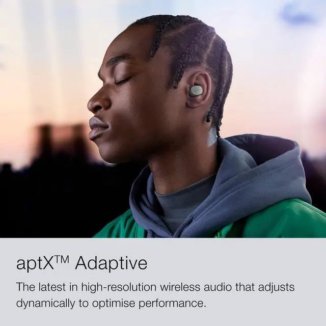Alt view image 4 of 5 - Bowers & Wilkins Pi6 Wireless Earbuds-Glacier Blue, in-Ear Wireless Bluetooth Earphones with aptX Adaptive & 12mm Drivers, Bespoke Active Noise Cancelling Earbuds, 3 Built-in Mics, 15-Mi