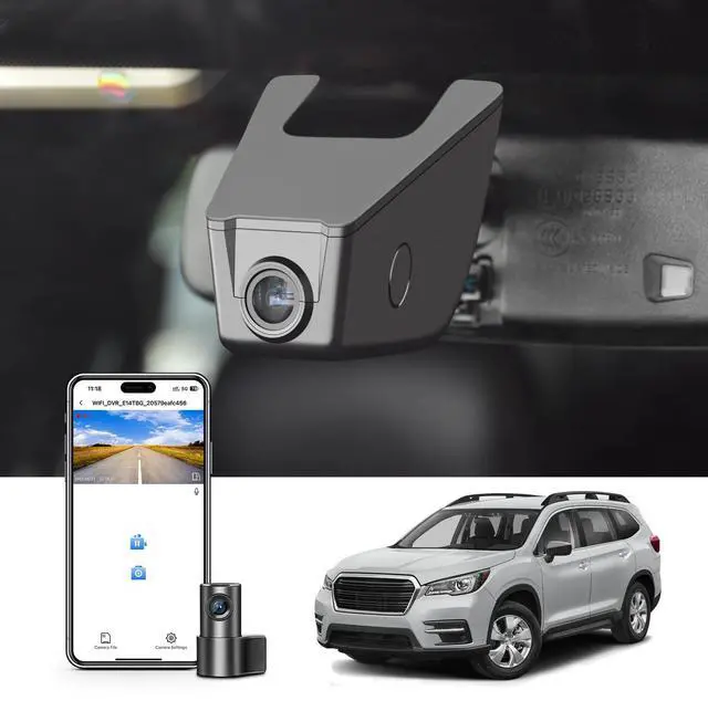 Main image of Mangoal Front 4K & Rear 1080P Dash Cam Custom fit for Subaru Ascent 2019 2020 2021 2022 (Model A),Limited Onyx Edition Premium Touring etc, Integrated OEM Look, UHD 2160P Video, App & WiFi, 128GB Card