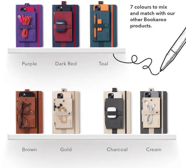 Alt view image 4 of 5 - IF Bookaroo Phone Holder - Teal