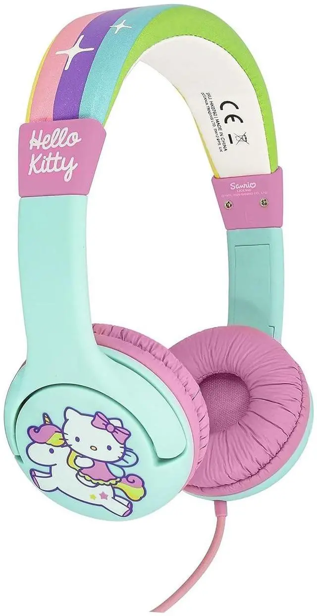 Main image of OTL Technologies - Hello Kitty Unicorn Children's Wired Headphones Multi-Coloured