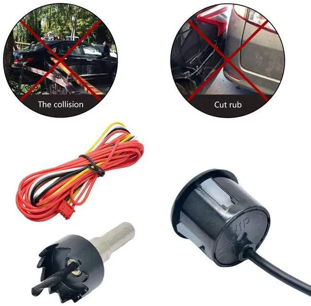 Alt view image 4 of 4 - Dual Core Parking Radar - 6 Sensor Rear & Front View LCD Display Backup Radar