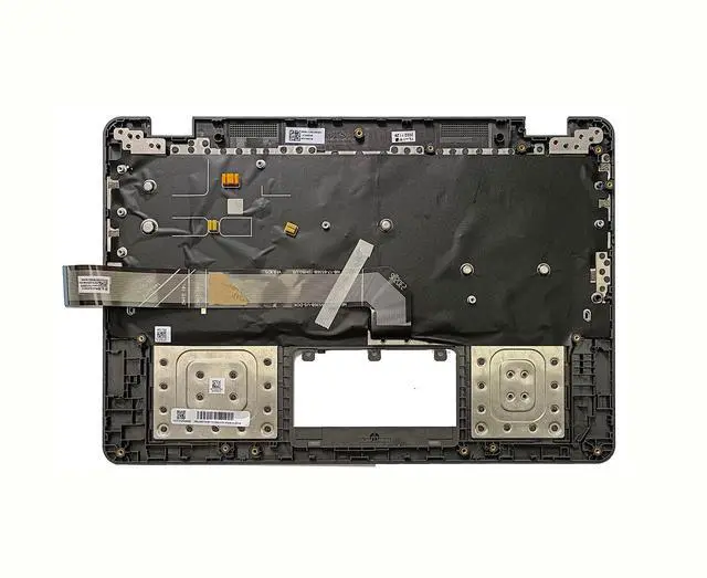 Main image of Lyinsen Replacement for Lenovo Chromebook 14e Gen 2nd 82M1 82M2 Laptop Upper Case Palmrest Keyboard Assembly Part 11.6" 5M11C89153 Top Cover Grey