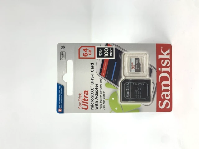 Alt view image 4 of 5 - Sandisk Ultra - Flash Memory Card - 64 GB - MicroSDXC UHS-I (SDSQUNC-064G-AN6IA)