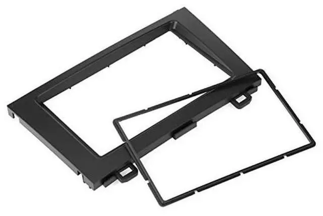 Alt view image 2 of 5 - KIMISS Radio Stereo Panel, Fit for CRV 2007-2010 Car DVD Stereo Radio Fascia Dash Panel 2 Din Frame Trim Kit